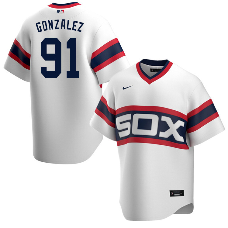 Nike Men #91 Luis Gonzalez Chicago White Sox Baseball Jerseys Sale-White